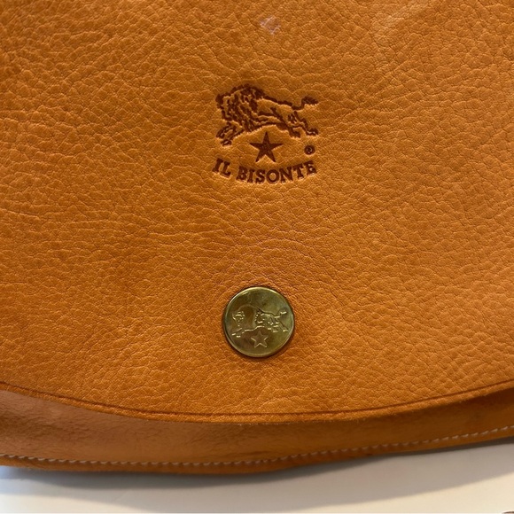 Il Bisonte Genuine Leather crossbody over shoulder handbag - Picture 9 of 13